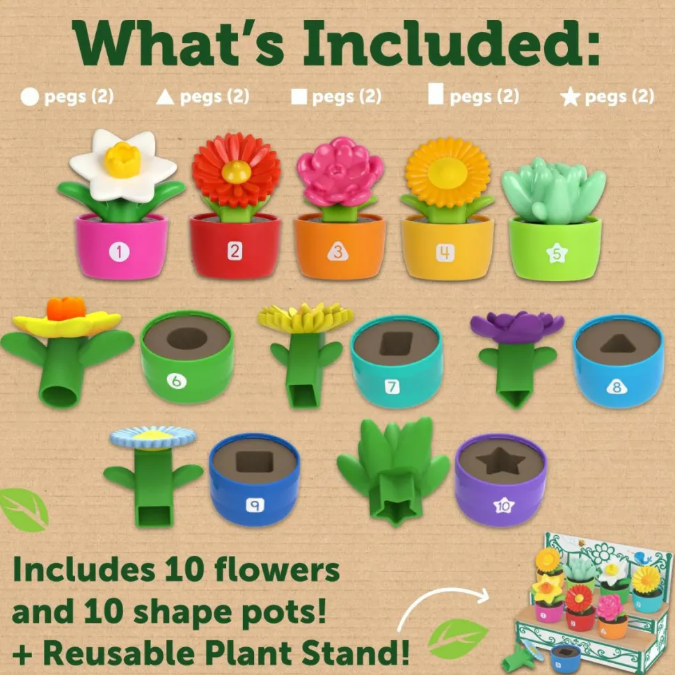 Aktivitetssæt med blomster