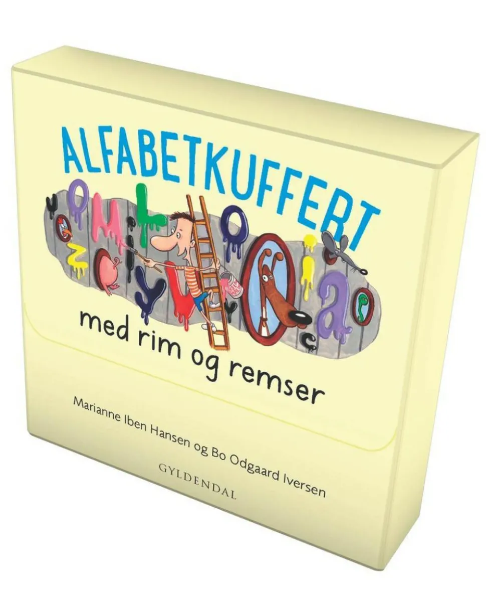 Alfabetkuffert med rim og remser