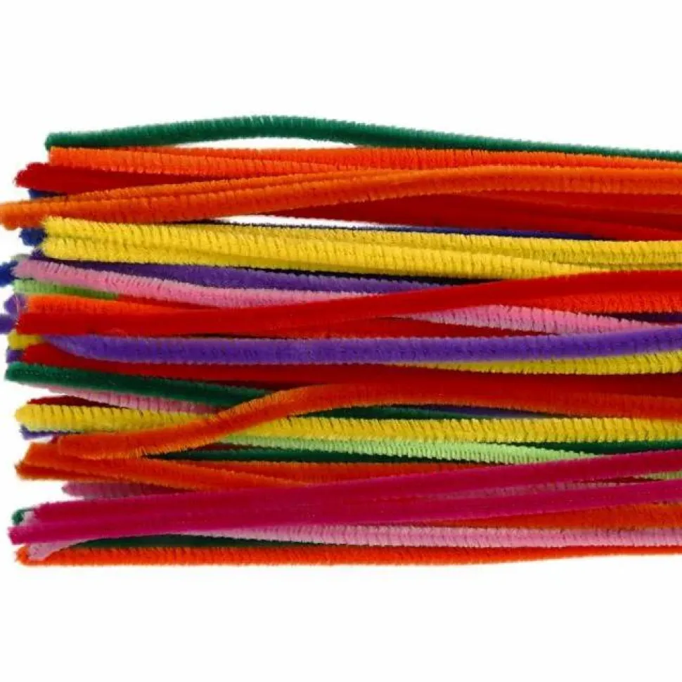 Chenille - Tykkelse 6 mm, 50 stk