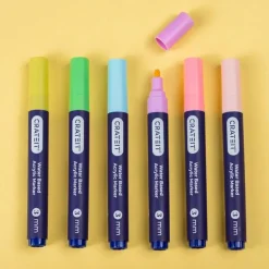 Crateit tusser - Pastel 3 mm., 6 stk