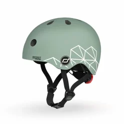 Cykelhjelm til baby, 45-51 cm - Green lines
