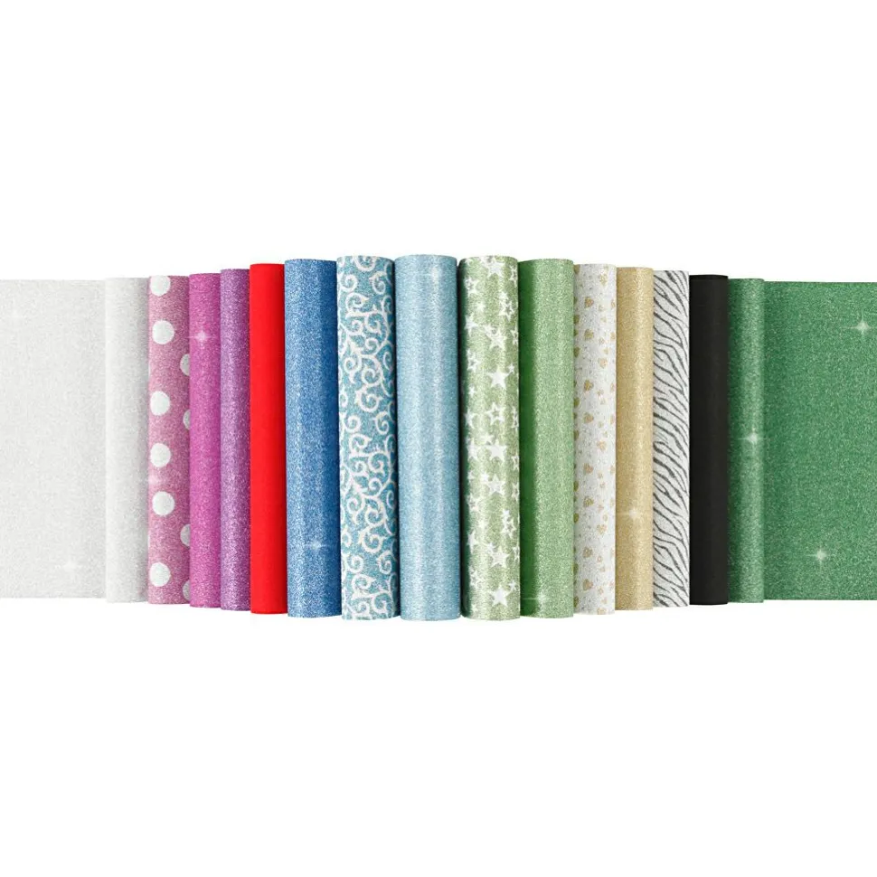 Glitterpapir A4, 30 ark