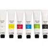 Gouache maling 20 ml. - Basisfarver, 6 stk