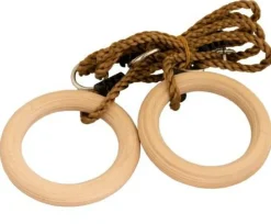 Gymnastikringe i træ - Ø15,8 cm.