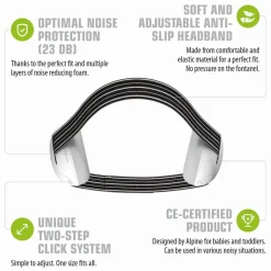 Høreværn Muffy Baby 1-3 år - Blå