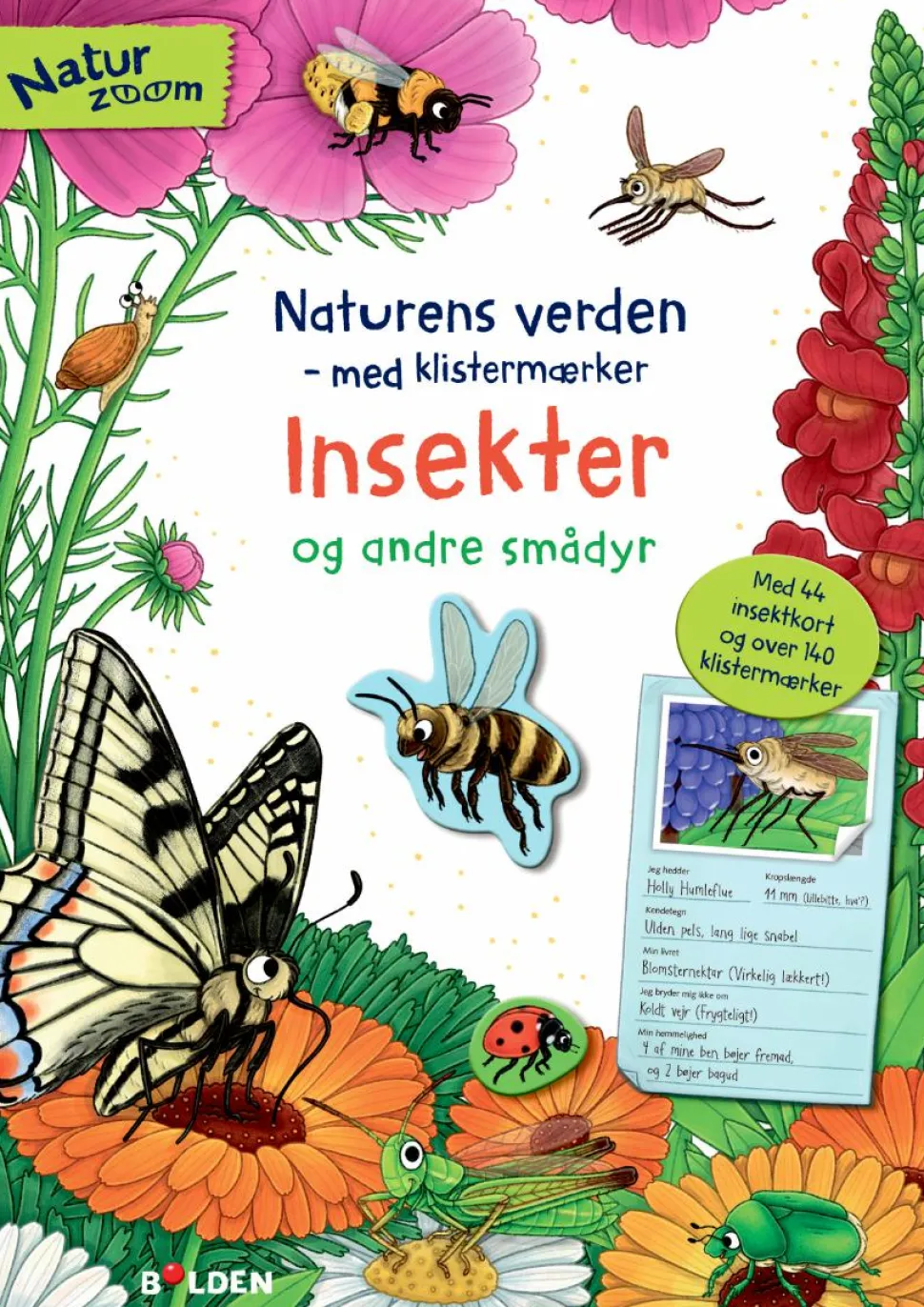 Klistermærkebog - Insekter og andre smådyr