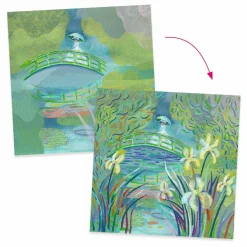 Lav kunst som Claude Monet