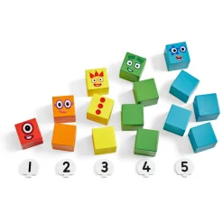 Numberblocks - Fem gode venner (af træ)