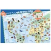Observationspuslespil m. 100 brikker - Verdens dyr