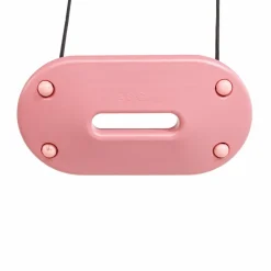 Plastgynge 45 x 24 cm - Lyserød (sort reb)
