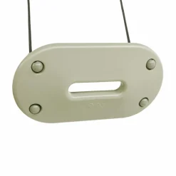 Plastgynge 45 x 24 cm - Salviegrøn (sort reb)