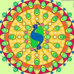 PlayMais Mosaic Trendy - Mandala, 3.000 stk