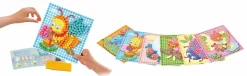 PlayMais Mosaik-kort - Dyr, 4 x 6 stk