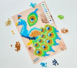 Plus-Plus - Puzzle By Number, Påfugl 800 stk