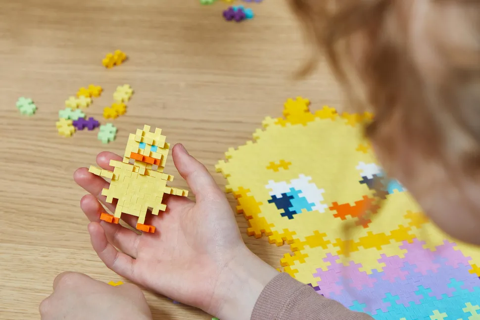 Plus-Plus - Puzzle By Number, Kylling 250 stk