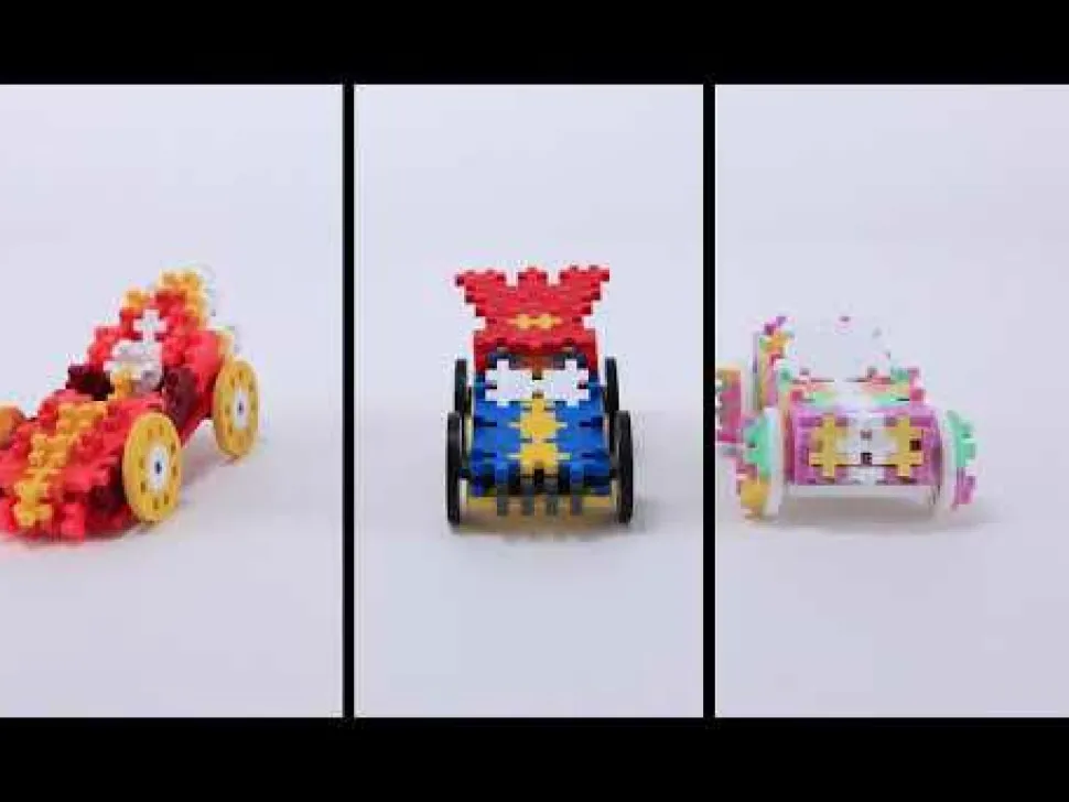 Plus-Plus i rør - Color Cars Candy, 200 stk