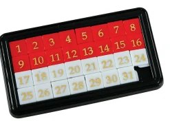 Skubbe puslespil med tal  (1-31)