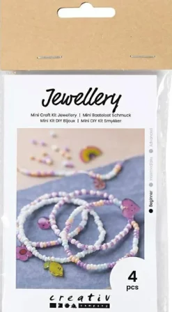 Smykkekit mini - Armbånd m. krympeplast charms