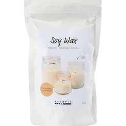 Soyavoks til lys i beholdere - Creme, 250 gr.