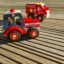 Traktor med gummihjul