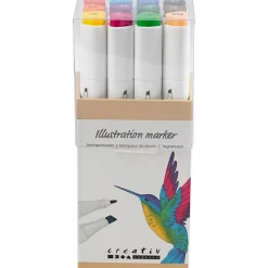 Twin Markers, 12 stk