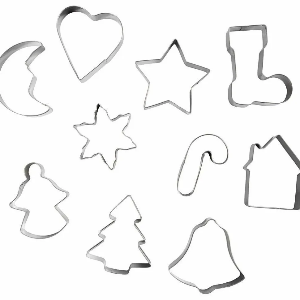 Udstiksforme - Julemotiver, 10 stk